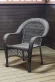 Кресло GIZA (Гиза) коричневое из искусственного ротанга