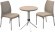Комплект мебели CHELSEA set (Челси) коричневый из пластика