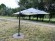 Садовый зонт Garden Way A002-3000 XLM-T (Гарден вэй) цвет кремовый для кафе с боковой алюминиевой опорой