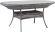 Стол обеденный CAMELLIA (камелия) 170х90 серый из искусственного ротанга