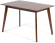 Стол обеденный раздвижной серии SANDAKAN (Сандакан) размером 120/150х75 цвет коричневый из дерева гевея