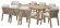 Стол обеденный серии RIMINI  (Римини) 230х100 из массива акации