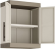 Шкаф 2-х дверный узкий EXELLENCE WALL CABINET (Эксэлэнс Вол) бежевого цвета из пластика