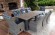 Комплект обеденной группы ПАРКЛЭНД/БЕРГАМО со столом 240х100 и 8 кресел серых из искусственного ротанга
