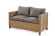 Комплект мебели SANTARA (Сантара) T256B/S59B светло коричневый на 4 персоны со столом 140х80 из искусственного ротанга