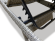 Шезлонг MARA (Мара) бежево-серый с подлокотниками из искусственного ротанга
