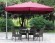 Садовый зонт Garden Way A002-3030 (Гарден вэй) цвет бордовый для кафе с боковой алюминиевой опорой