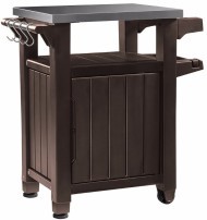 Стол для барбекю UNIT 105L (Юнит) малый размером 82x52x90 цвет коричневый