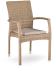 Комплект мебели SANTARA (Сантара) T256B/Y379B светло коричневый со столом 140х80 на 4 персоны из искусственного ротанга