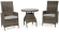Столик кофейный серии NINJA (Ниндзя) D70 коричневый из искусственного ротанга