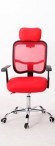 Кресло офисное Флекса красное