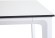 Малага обеденный стол из HPL 140х80см, цвет молочный, каркас белый