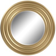 Золотое настенное зеркало MARINO